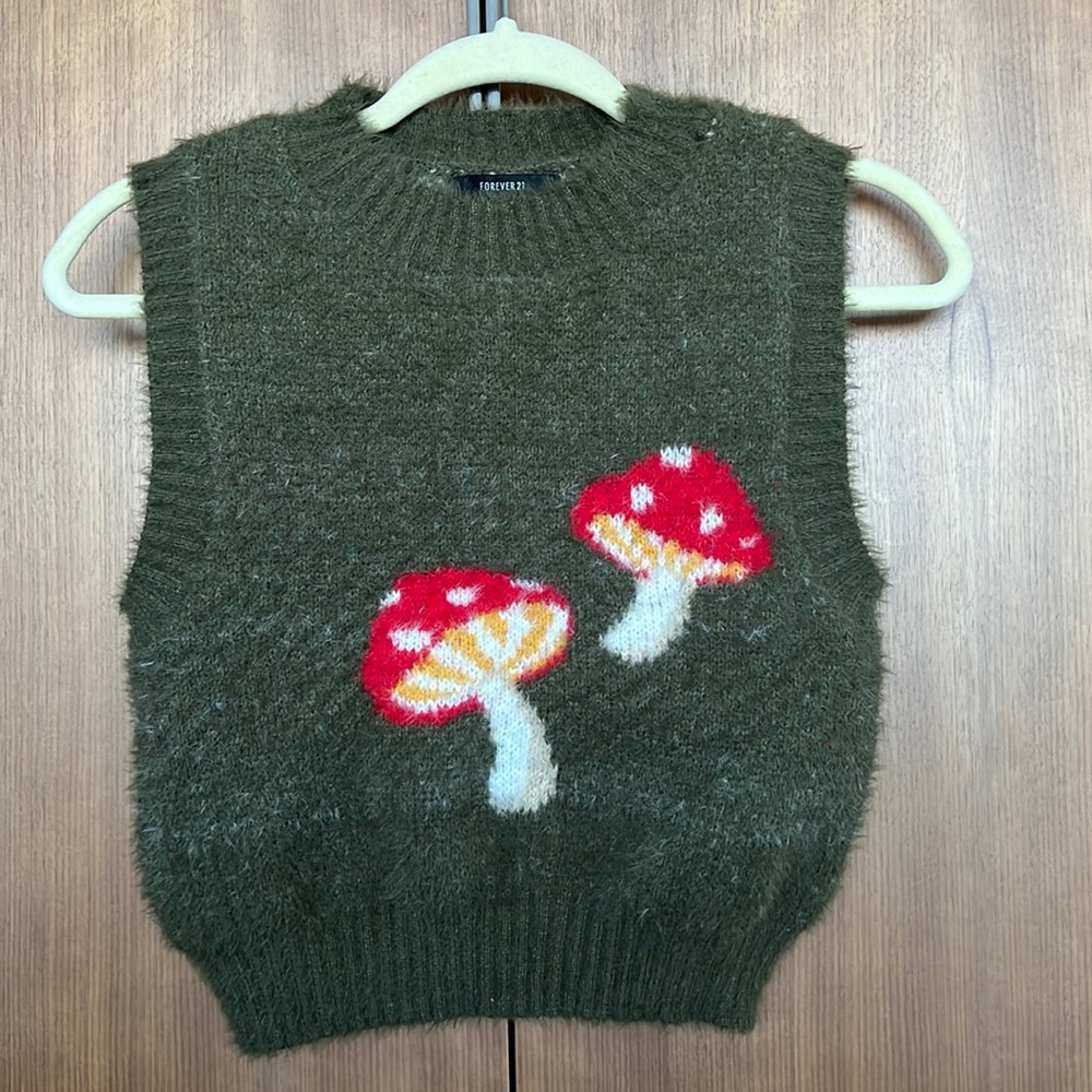 Soft green vest